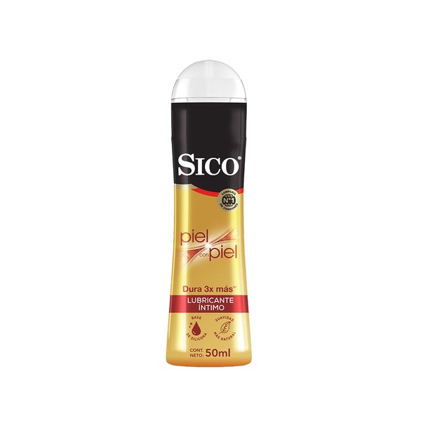 Sico Piel con Piel Lubricante Intimo base Silicona de 50