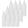 JUVITUS 4 oz / 120 ml White Plastic Cylinder Squeeze
