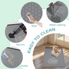 JSXZWOO Cat Litter Mat, Silicone Large Cat Mat for Litter