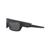 Oakley Men's OO9367 Drop Point Rectangular Sunglasses, Matte Black/Grey, 61