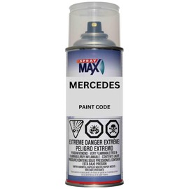 Collision Quest Factory Matched Automotive Spray Paint for Mercedes Automobiles (992 Selenite Gray, 8 oz Solvent)