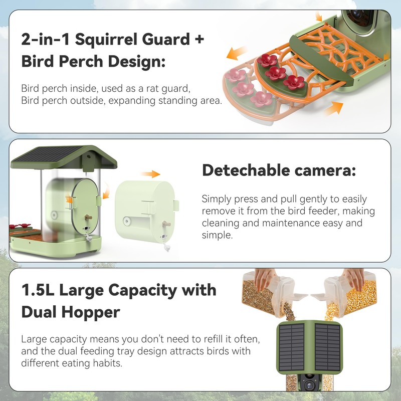 Smart Bird Feeder with Camera