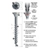Ulti-Mate Woodscrews - 4.0 x 25mm Bright Zinc Plated -