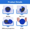 DUJEQM Fridge Magnets 30PCS Blue, Strong Magnet Mini Round Decorative