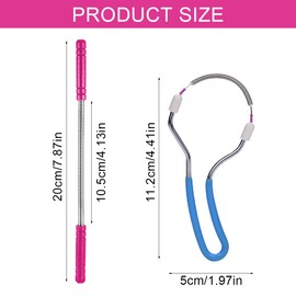 Face Hair Remover Manual, Spring Face Hair Remover, 2 Pieces Facial Hair Remover, Feather Eyebrows, Facial Hair Remover, Spring Hair Puff Face, Epilator Spring Face