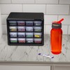 Akro-Mils 16-Drawer Plastic Drawer Storage Cabinet for Garage Organization, Beads,