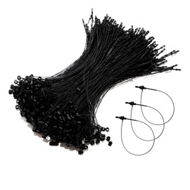 Pocoxll 3000Pcs 5 Inch Black Plastic Tags for Clothes, Garment Tag Gun Fasteners, Retail Tagging Essentials for Pricing and Display
