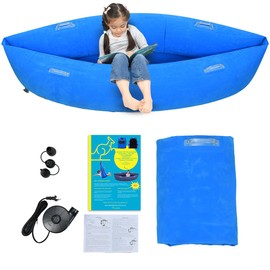Sensory Chair for Kids - Inflatable Peapod for Children, Includes Electric Air Pump