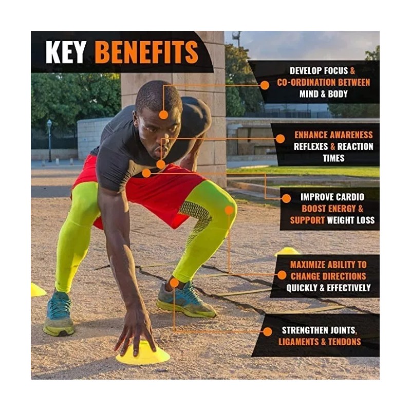 FH Kit Entrenamiento 16 Conos + 16 Platos + 12