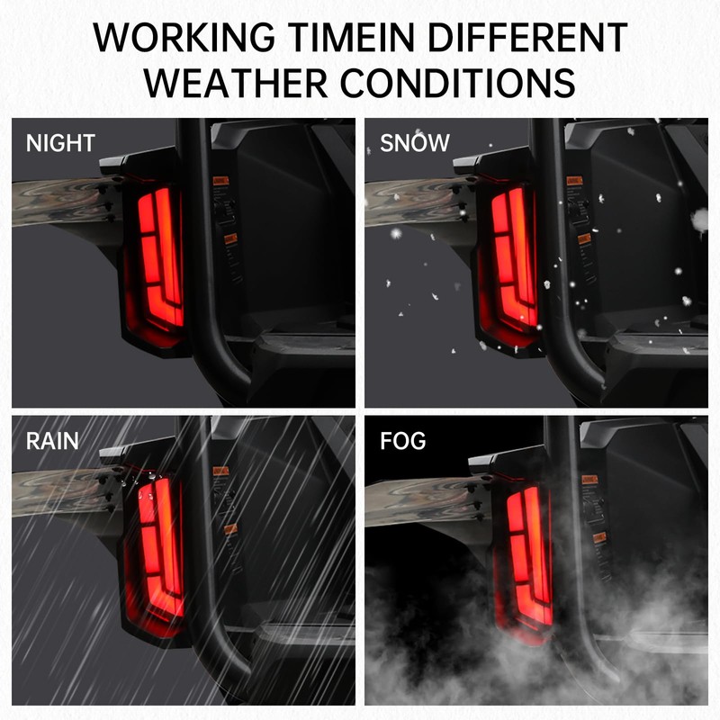 LED Tail Light Kit for Honda Talon 1000X/1000R/1000X4 (2019-2024) –