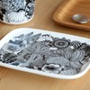 Marimekko 067845 090 Square Plate, 5.9 x 4.7 inches (15