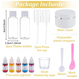 WEBEEDY 2 Set DIY Body Lotion Making kit for Adults Body Care Craft Kit Make Your Own Body Lotion Set with Complete Tool and Instruction for Beginner Fun Art Craft Project Kits Great Birthday Gift