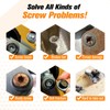 Nuovoware Damaged Screw Extractor Set, 22 PCS Easy Out Stripped