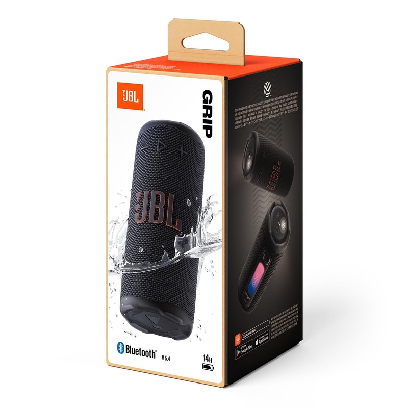 JBL Grip, Compact Bluetooth Speaker, JBL Pro Sound with AI