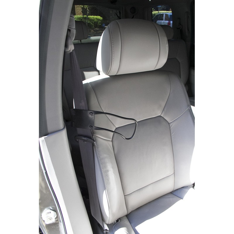 2-Pack Seat Belt Handle Easy Reach Black