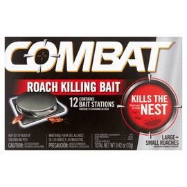 Combat Large + Small Roaches Roach Killing Bait Stations, 12 Count, Pack of 1