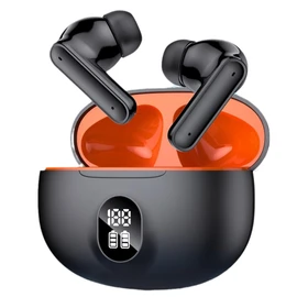 LIWEARE Bluetooth headphones, wireless Bluetooth 5.3 in-ear headphones, wireless headphones, deep bass, wireless earbuds, 55 hours, LED display