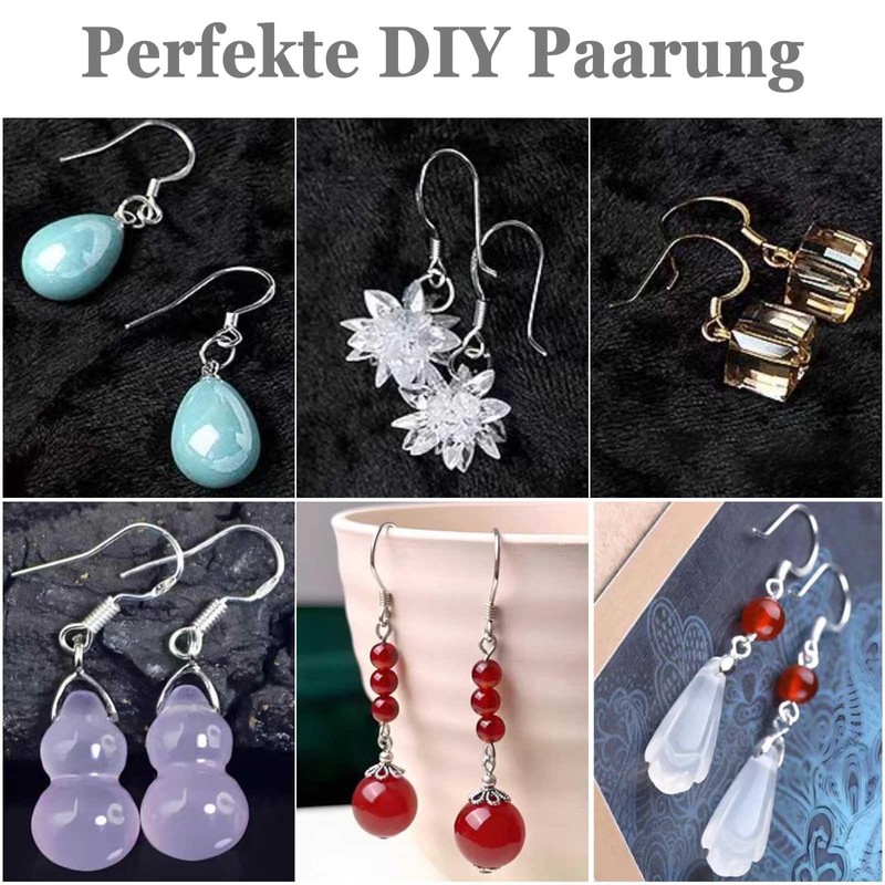 DITK-U 300 Piece Earring Making Kit 925 Earrings Make Your