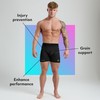 iGD Men's Compression + Ductor Shorts V2 L Black