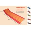 GURU SHOP Thai Cushion, Triangular Cushion, Kapok, Day Bed with