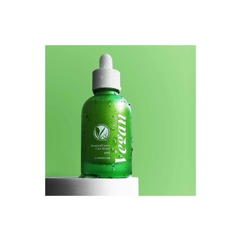 O21 Vegan Recipe Botanical Green Cica Serum 50ml / O21