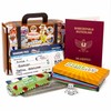 Travel gift for vouchers or money in mini cardboard case