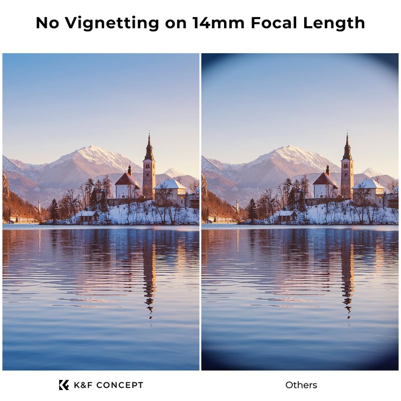 K&F Concept 67mm Variable ND Filter ND2-ND400 (1-9 Stops) Neutral