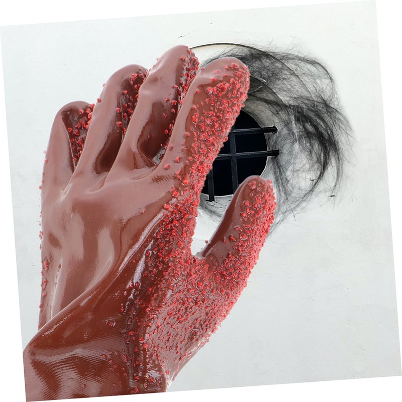 Zerodeko 2pairs Reusable Drain Gloves Pipe Heavy Duty Plumbing Gloves