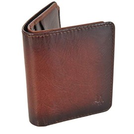 Visconti RFID Protection Atelier Mens Burnished Tan Leather Wallet 'David'