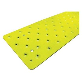 Stair Nosing, Yellow, 36" W, 3-3/4" D