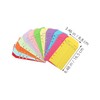 CAXUSD 24pcs Cash Envelopes for Budgeting Practical Loose-Leaf Budget Decorative