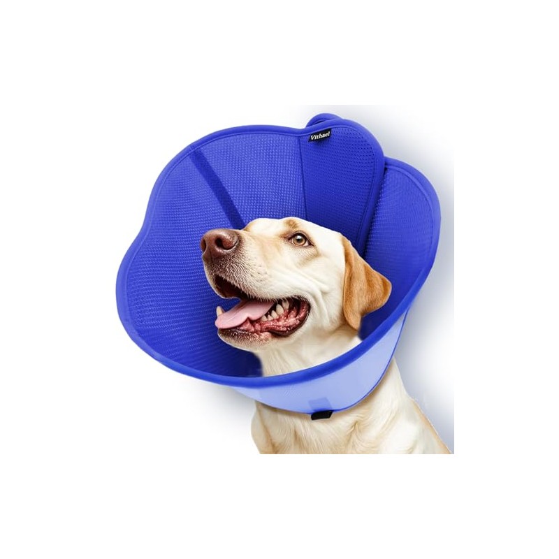 Upgraded Dog Cone Collar for Large Medium Dogs, Soft Dog