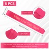 Sash 6pcs Blank Sash Rose Satin Sashes Hen Party Sash