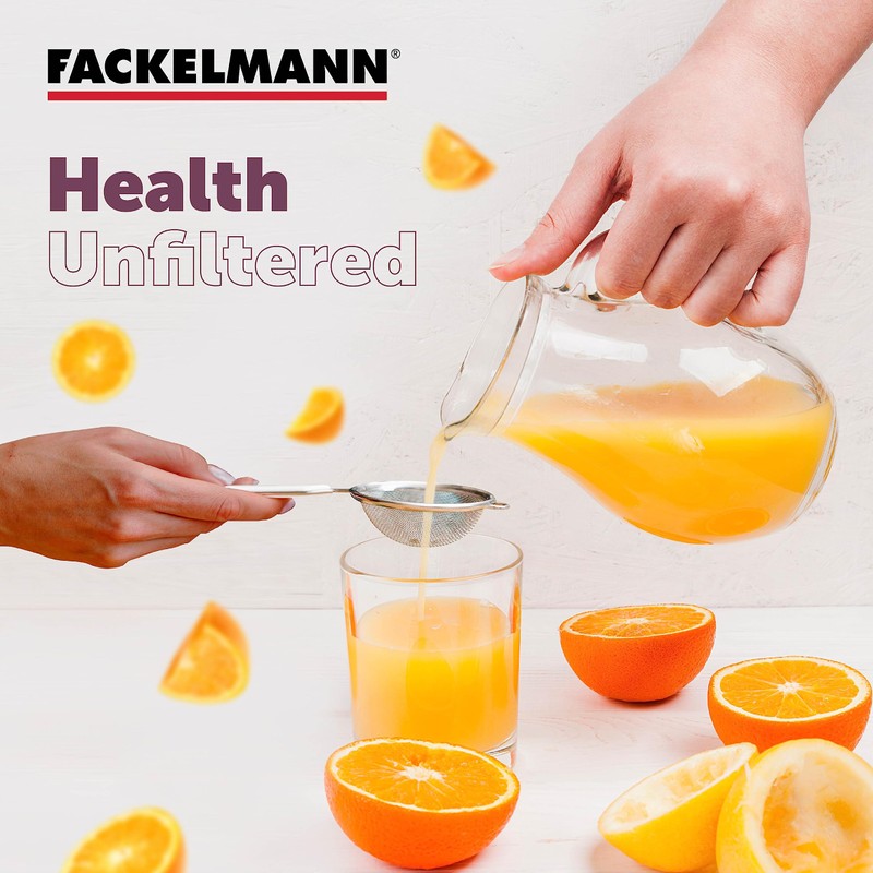 Fackelmann strainer, kitchen sieve made of stainless steel, fine mesh