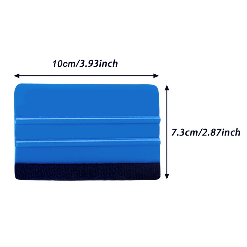 Felt Edge Squeegee, Shackcom 4 Inch Car Vinyl Wrap Tool,