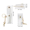 caralin Clear Lipstick Case Keychain PVC Material Fashion Keychain Lipstick