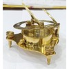 Nautical Sundial Compass - Solid Brass Sun Dial 3" Brass