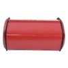 Qiilu Red Iron Powder Spray Metal Bread Box for Kitchen