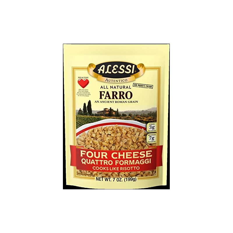 Alessi, Farro Four Cheese, 7 Ounce