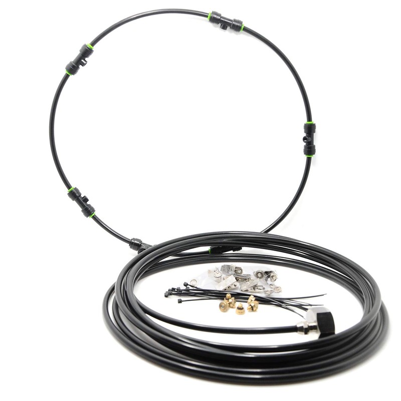 iRuiZhe Outdoor Fan Mist Cooling System Kit for Patio Fan