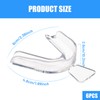 LFCFBH 6PCS Teeth Whitening Mouth Trays Set, Teeth Whitening Gum