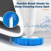 NEWE Disposable Toilet Brush Cleaner Refills 35PCS, Toilet Wand Replacement