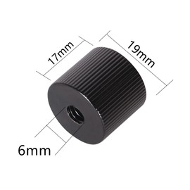 1/4" Female Thread Conversion Adapter Barrel Nut Aluminum Alloy Conversion Screw Adapter Connection Screw Fixing Screw Shooting Assistant Tool Set of 2