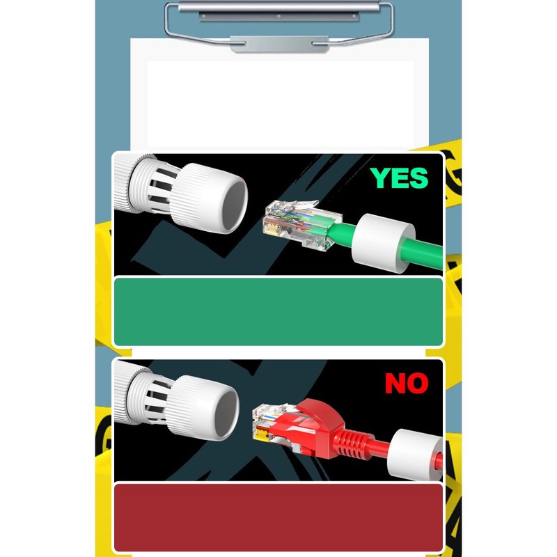 VIVOCH, 2 Pcs Waterproof Couplers IP67 Waterproof RJ45 Coupler Connectors