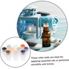 Frasco Roll-on De Cuarzo Aplicador Roll-on Rellenable 10 Bolas Piedra