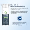 GLACIER FRESH Water Filter Compatible with XWFE (Built-in CHIP), Replacement