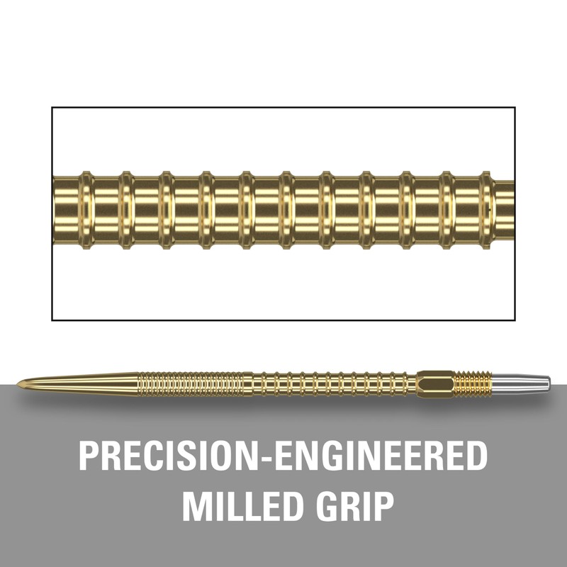 Target Darts Swiss Point Firepoint Dart Tips, Gold, 35 mm