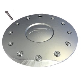 Chrome Platinum Shield by Ultra Wheel Rim Center Cap 89-9215 61002285F-1