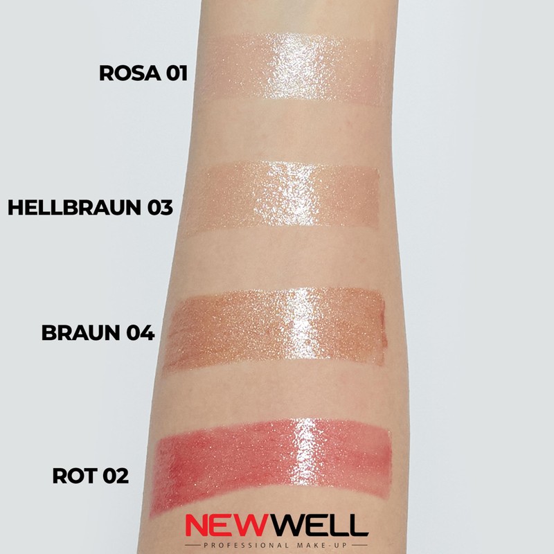 NEW WELL Shiny Lip Gloss – 24 Hours Hold –