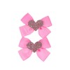 JustMyDress Pink Valentines Headband Flower Bow Baby Girls Pink Hair